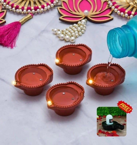 Eco-Friendly Diya with Shankarji Pind (Water Sensor)